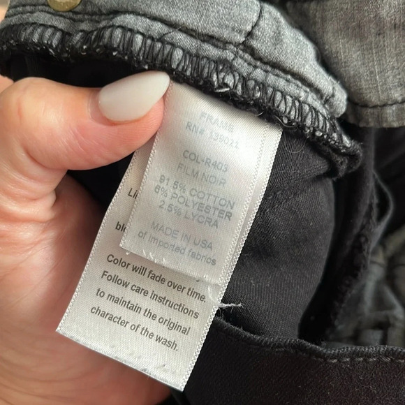 Frame le skinny de Jeanne black film ripped 24 - Picture 6 of 7